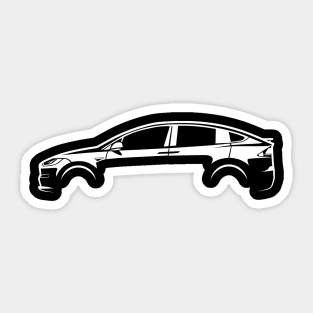 Tesla X Sticker